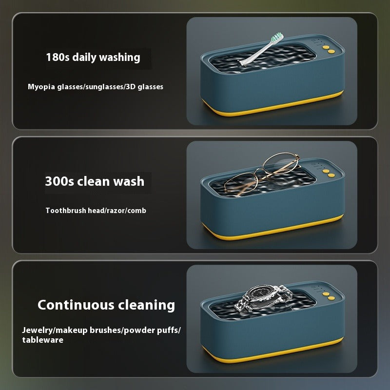 Portable Ultrasonic Glasses Cleaner